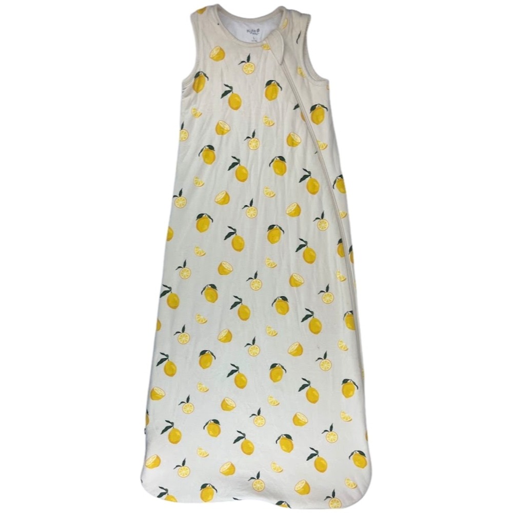 Kyte Baby Sleep Sack Large L 1.0 TOG Bamboo Rayon Lemon Print Wearable Blanket